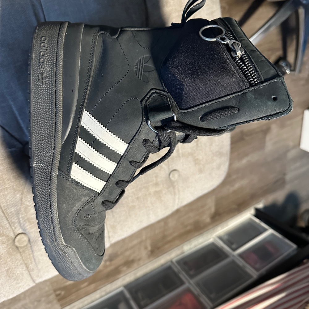 Adidas tall boy black leather - Picture 3 of 6